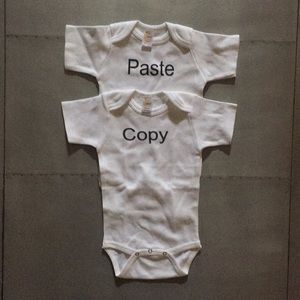 🆕 Twins onesies!! 3-6 month. NWOT